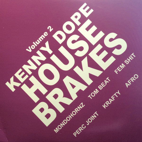 Kenny "Dope" Gonzalez : House Brakes Vol. 2 (12")