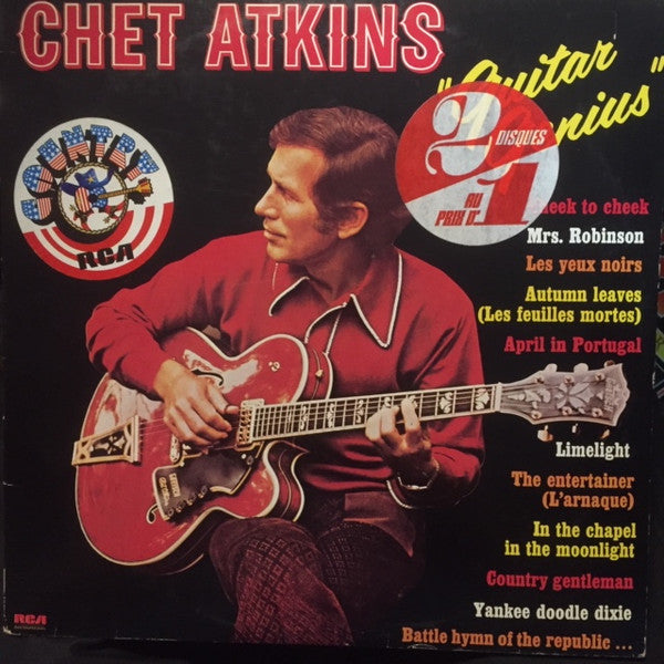 Chet Atkins : Guitar Genius (2xLP, Comp)