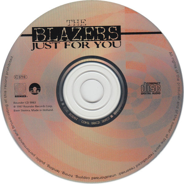 The Blazers (3) : Just For You (CD, Album)