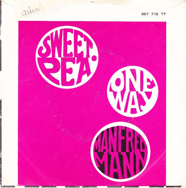 Manfred Mann : Sweet Pea / One Way (7", Single, Mono)