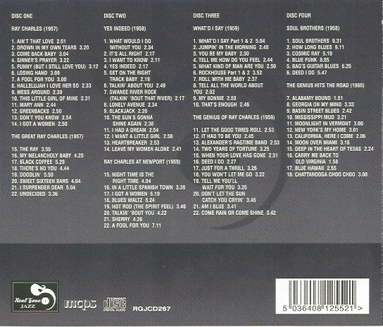 Ray Charles : Eight Classic Albums (4xCD, Comp, RM)