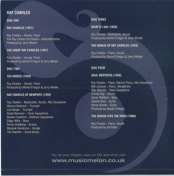 Ray Charles : Eight Classic Albums (4xCD, Comp, RM)