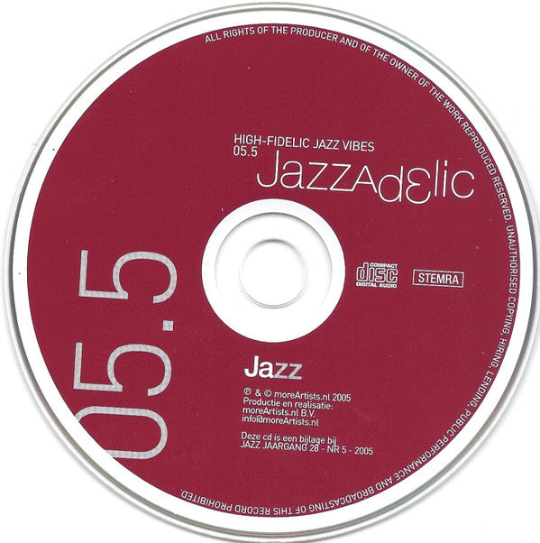 Various : Jazzadelic 05.5 (High-Fidelic Jazz Vibes) (CD, Comp, Promo)