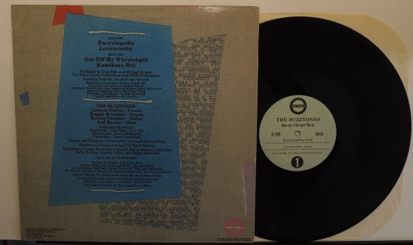 Buzztones : Encyclopedia (12", MiniAlbum)