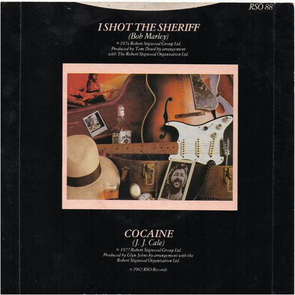 Eric Clapton : I Shot The Sheriff (7", Single, RE)