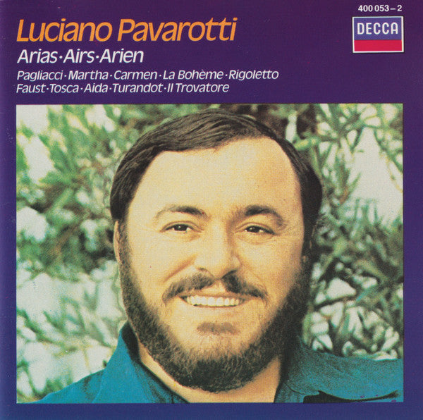 Luciano Pavarotti : Arias - Airs - Arien (CD, Comp)