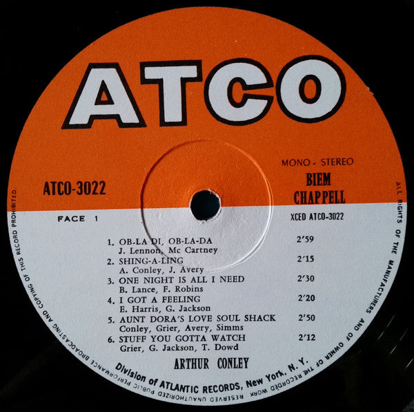 Arthur Conley : Ob-la-di, Ob-la-da (LP, Album)