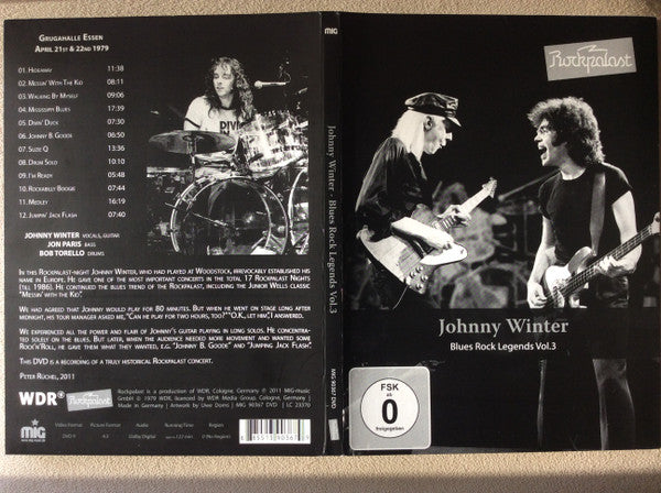 Johnny Winter : Blues Rock Legends Vol.3 (DVD-V, NTSC)