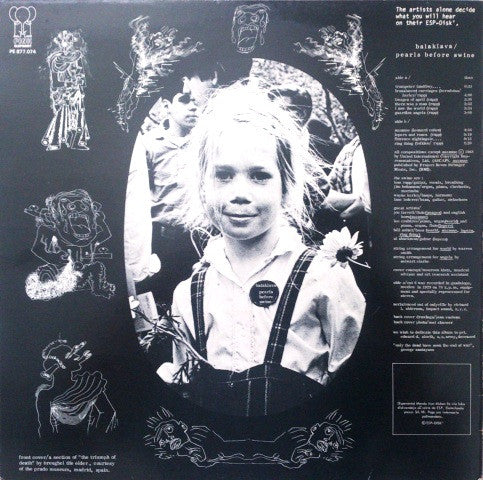 Pearls Before Swine : Balaklava (LP, Album, RE, Blu)