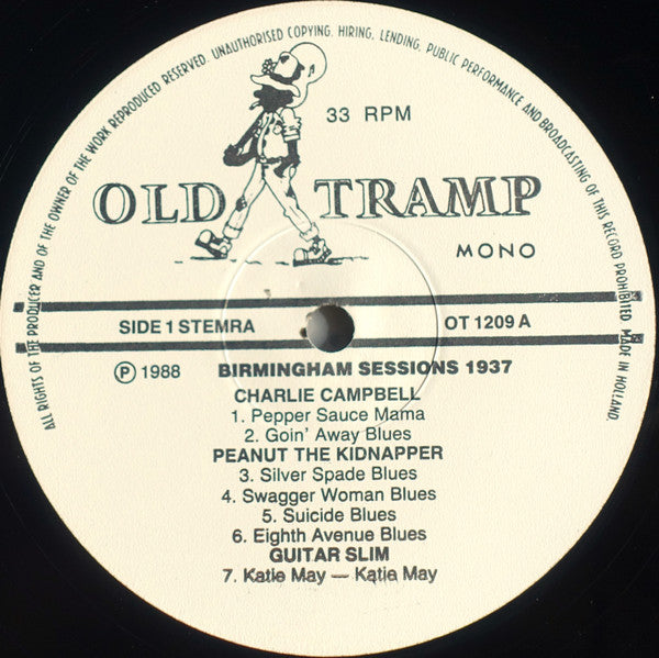 Various : Birmingham Sessions 1937 (LP, Comp, Mono)