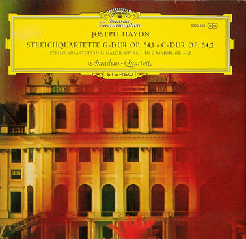 Joseph Haydn, Amadeus-Quartett : Streichquartette G-Dur Op.54,1 / C-Dur Op 54,2 = String Quartets In G Major, Op. 54,1 / In C Major, Op. 54,2 (LP)