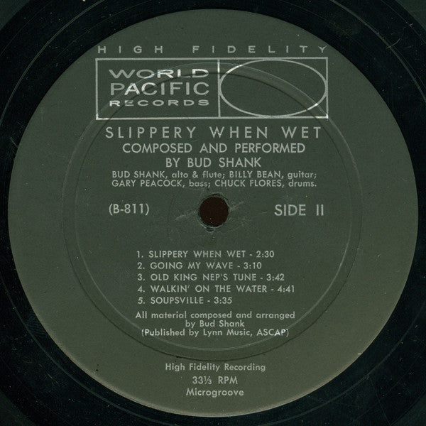 Bud Shank : Slippery When Wet (LP, Album)
