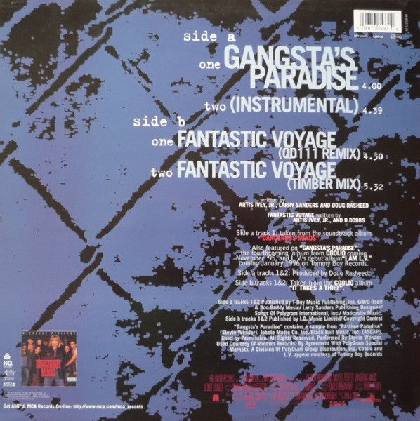 Coolio Featuring LV : Gangsta's Paradise (12")