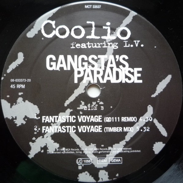 Coolio Featuring LV : Gangsta's Paradise (12")