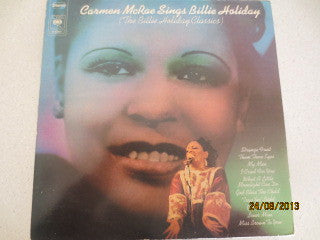 Carmen McRae : Sings Billie Holiday (The Billie Holiday Classics) (LP, Album, RE)