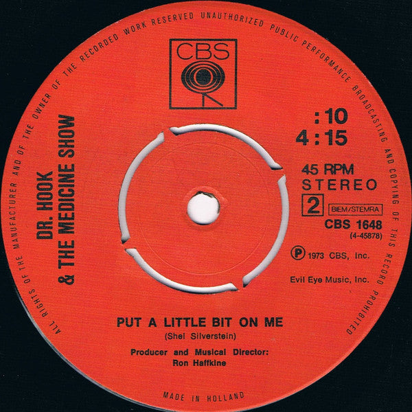 Dr. Hook & The Medicine Show : Roland The Roadie And Gertrude The Groupie (7", Single)