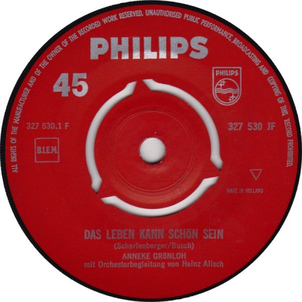 Anneke Grönloh : Das Leben Kann Schön Sein (7", Single, Mono)