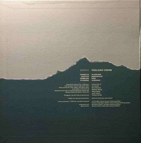 Volcano Choir : Repave (LP, Album, Ltd, Cle)