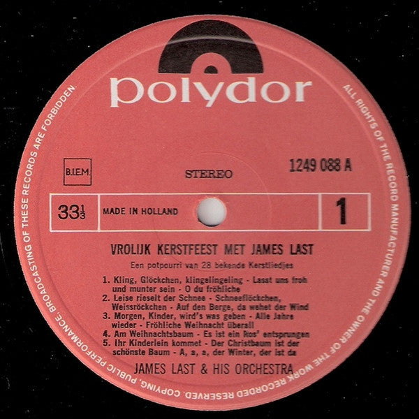 James Last : Vrolijk Kerstfeest Met James Last (LP, Album)