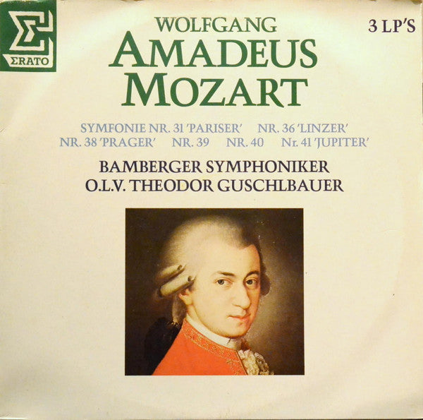 Wolfgang Amadeus Mozart : Late Symfonieen (3xLP)