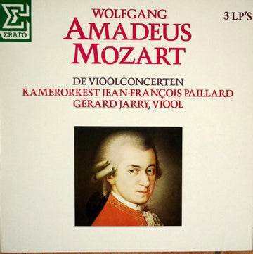 Orchestre De Chambre Jean-François Paillard, Wolfgang Amadeus Mozart : De Vioolconcerten (3xLP)