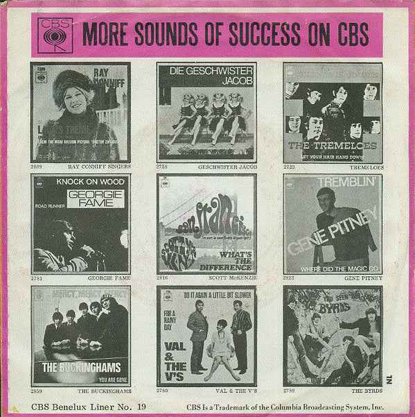 The Byrds : My Back Pages (7", Single)