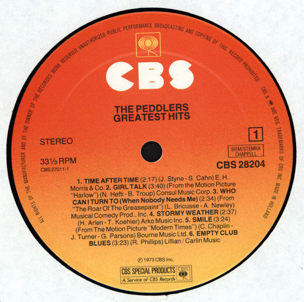The Peddlers : Greatest Hits (2xLP, Comp)