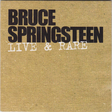 Bruce Springsteen : Live & Rare (CD, Promo, Smplr)