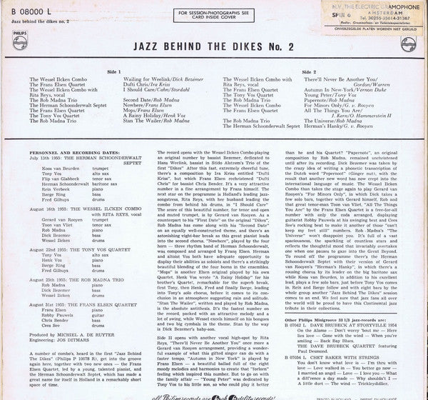 Various : Jazz Behind The Dikes No. 2 (LP, Comp)
