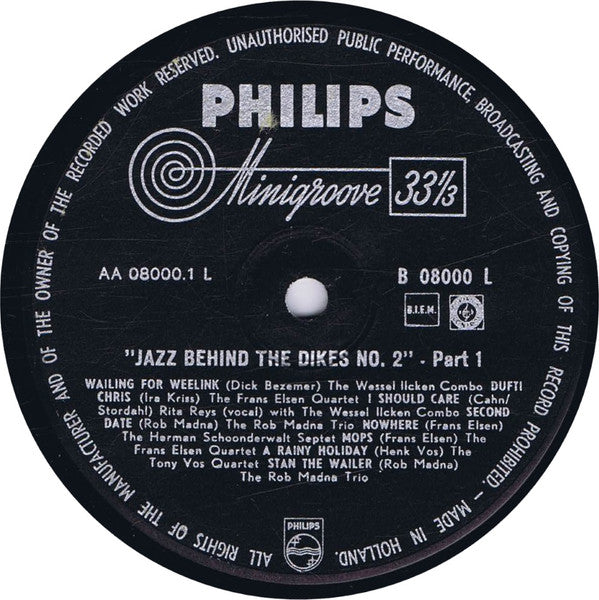 Various : Jazz Behind The Dikes No. 2 (LP, Comp)