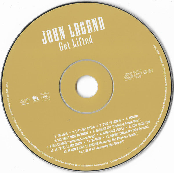 John Legend : Get Lifted (CD, Album)