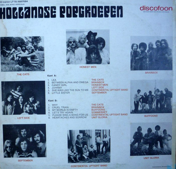 Various : Hollandse Popgroepen (LP, Comp)