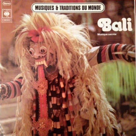 Various : Bali: Musique Sacrée (LP, RP)