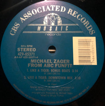 Michael Zager : Like A Tiger (12")