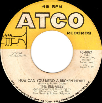 Bee Gees : How Can You Mend A Broken Heart (7", Single, PL)