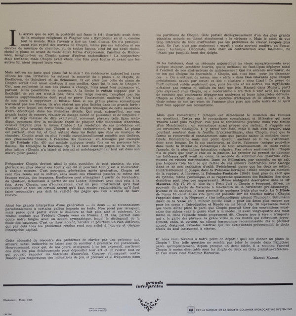 Chopin*, Horowitz* : Chopin Par Horowitz (LP, Gat)