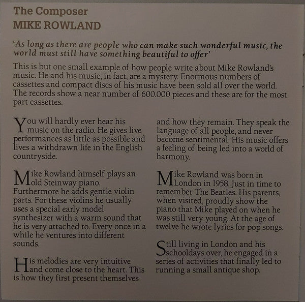 Mike Rowland (2), The Sylvan String Orchestra, Kate Williams (3) : Fairy Ring Suite  (CD)