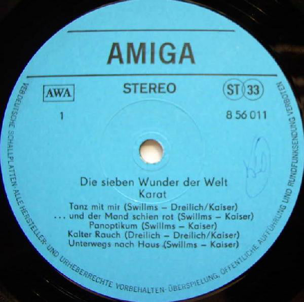 Karat : Die Sieben Wunder Der Welt (LP, Album, Glo)