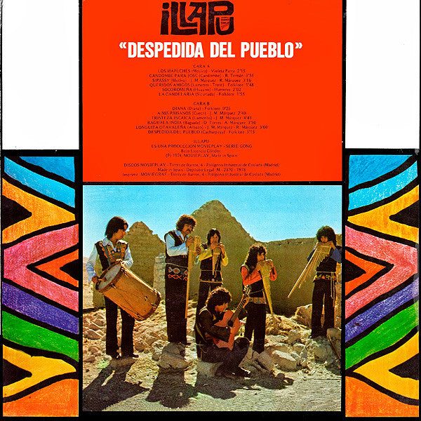 Illapu : Despedida Del Pueblo  (LP, Album)