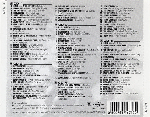 Various : 100 Motown Classics (5xCD, Comp)