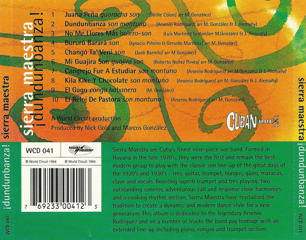 Sierra Maestra : ¡Dundunbanza! (CD, Album)