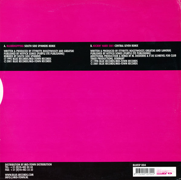 Klubbheads : Klubbhopping / Kickin' Hard 2001  (12", 1/2)