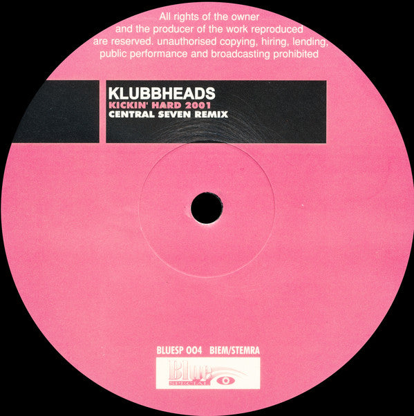 Klubbheads : Klubbhopping / Kickin' Hard 2001  (12", 1/2)