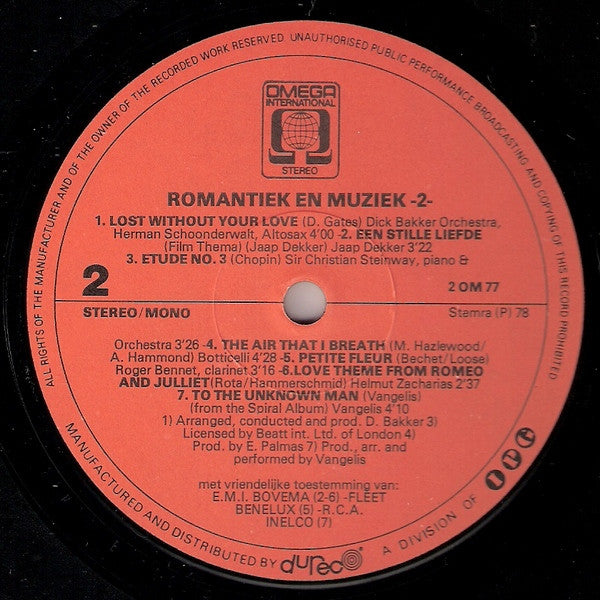 Various : Romantiek & Muziek (Deel 2) (2xLP, Comp)