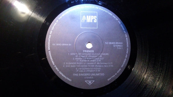 The Singers Unlimited : Friends (LP, Album)