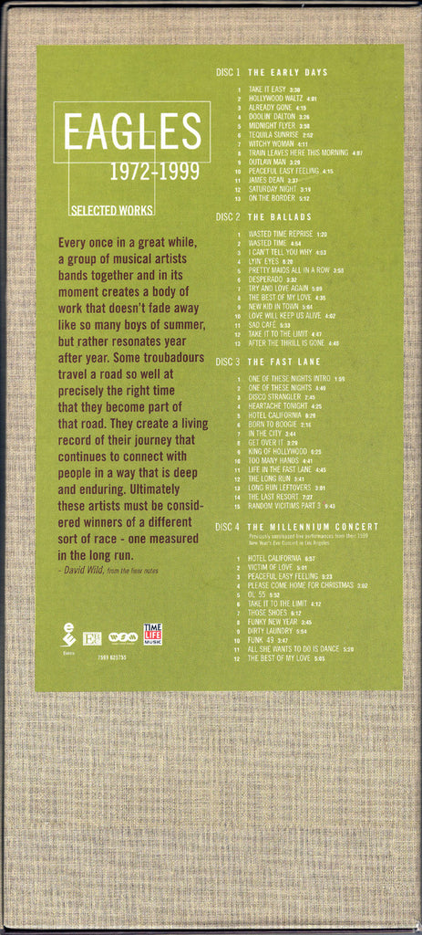 Eagles : Selected Works 1972-1999 (4xCD, Comp + Box)