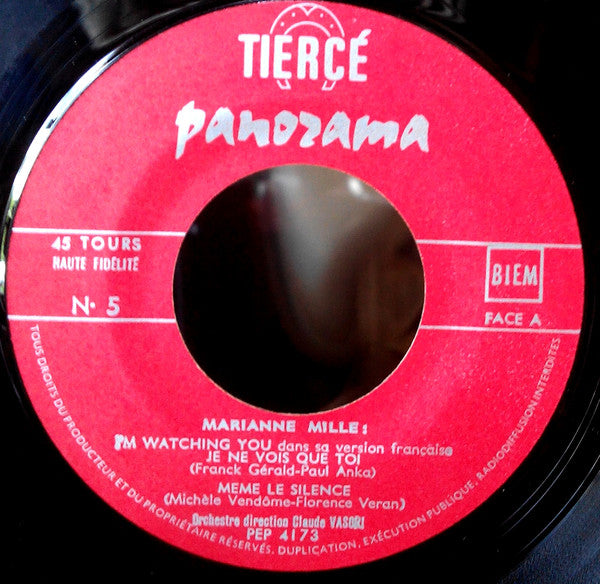 Marianne Mille : I'm Watching You (7", EP)