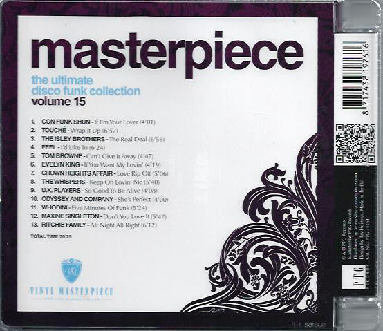 Various : Masterpiece Volume 15 - The Ultimate Disco Funk Collection (CD, Comp)