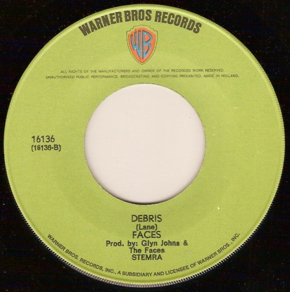 Faces (3) : Stay With Me  (7", Single)