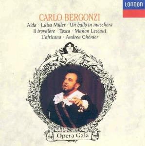 Carlo Bergonzi : Verdi - Puccini - Giordano (CD, Comp)